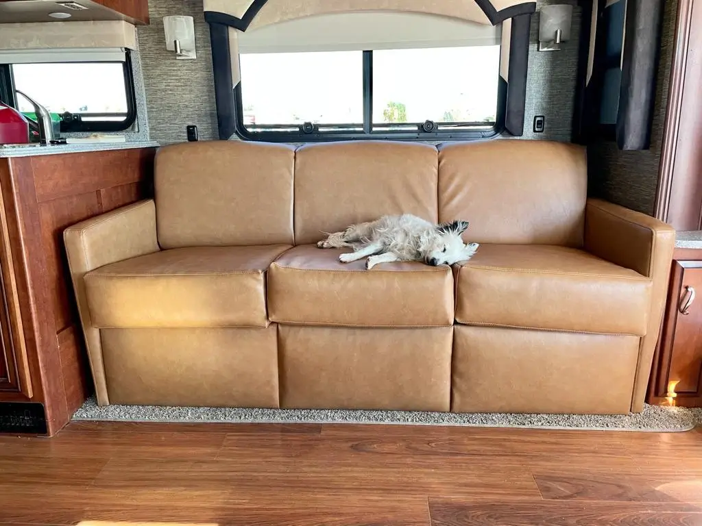 Comfortable Camper Sofa for Your RV or Mobile Home