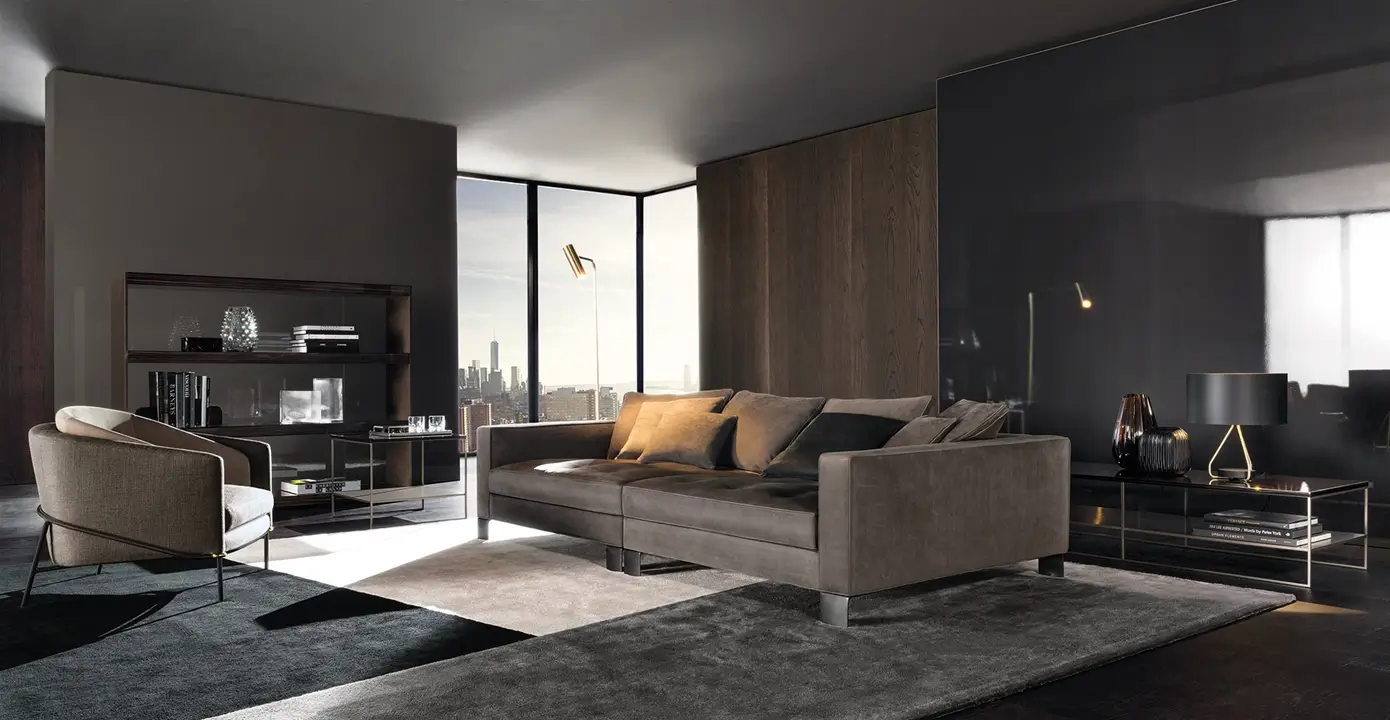 Stylish Dark Brown Sofa for a Cozy and Modern Look